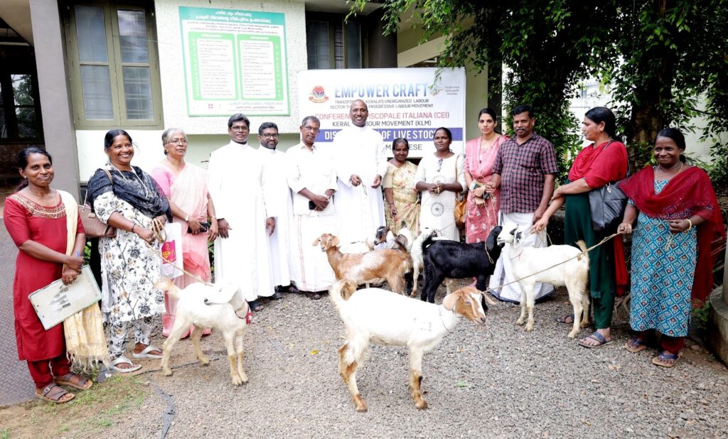 Distribution of Sewing Machines and Goats